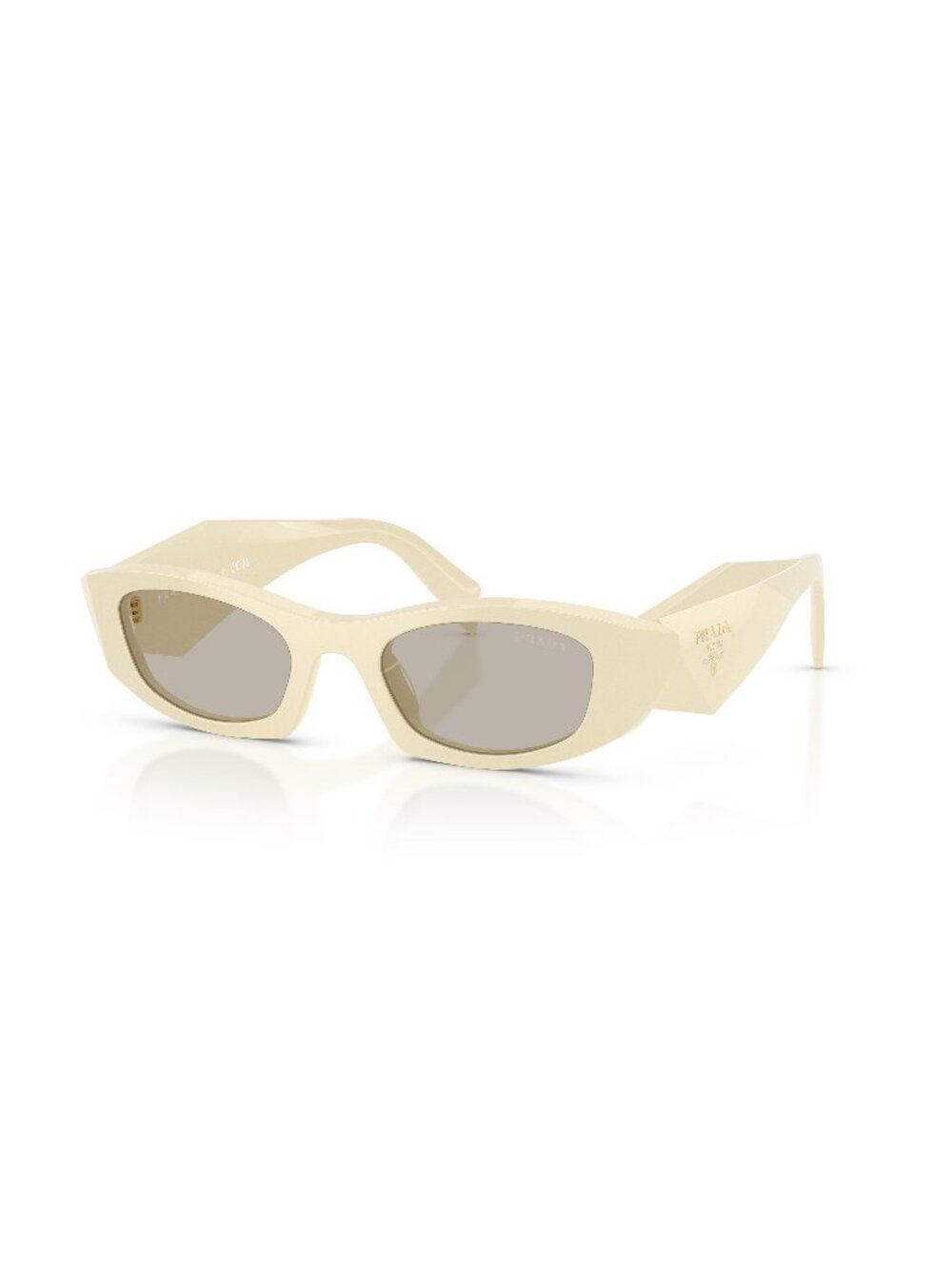 New Prada Women's Sunglasses Multicolor Brown Lens Acetate Frame PR B16S 21D5J2